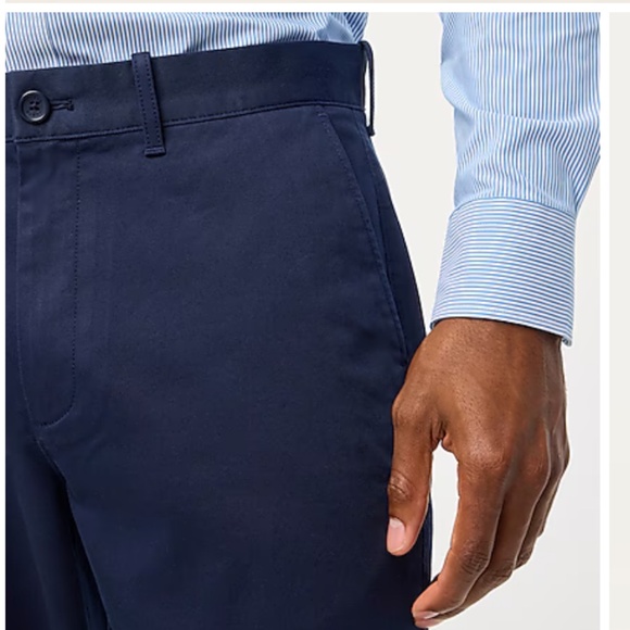 NWT J. Crew Factory Men’s Navy Athletic slim-fit chino pant SZ Various - Picture 3 of 16